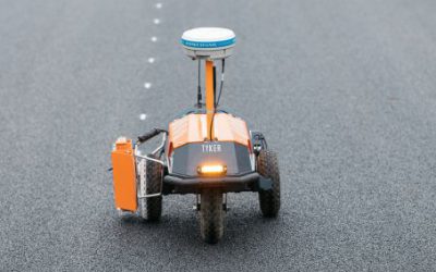 Präzision von MoveRTK für die Robotisierung im Straßenbau