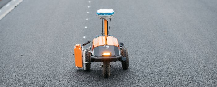 Präzision von MoveRTK für die Robotisierung im Straßenbau