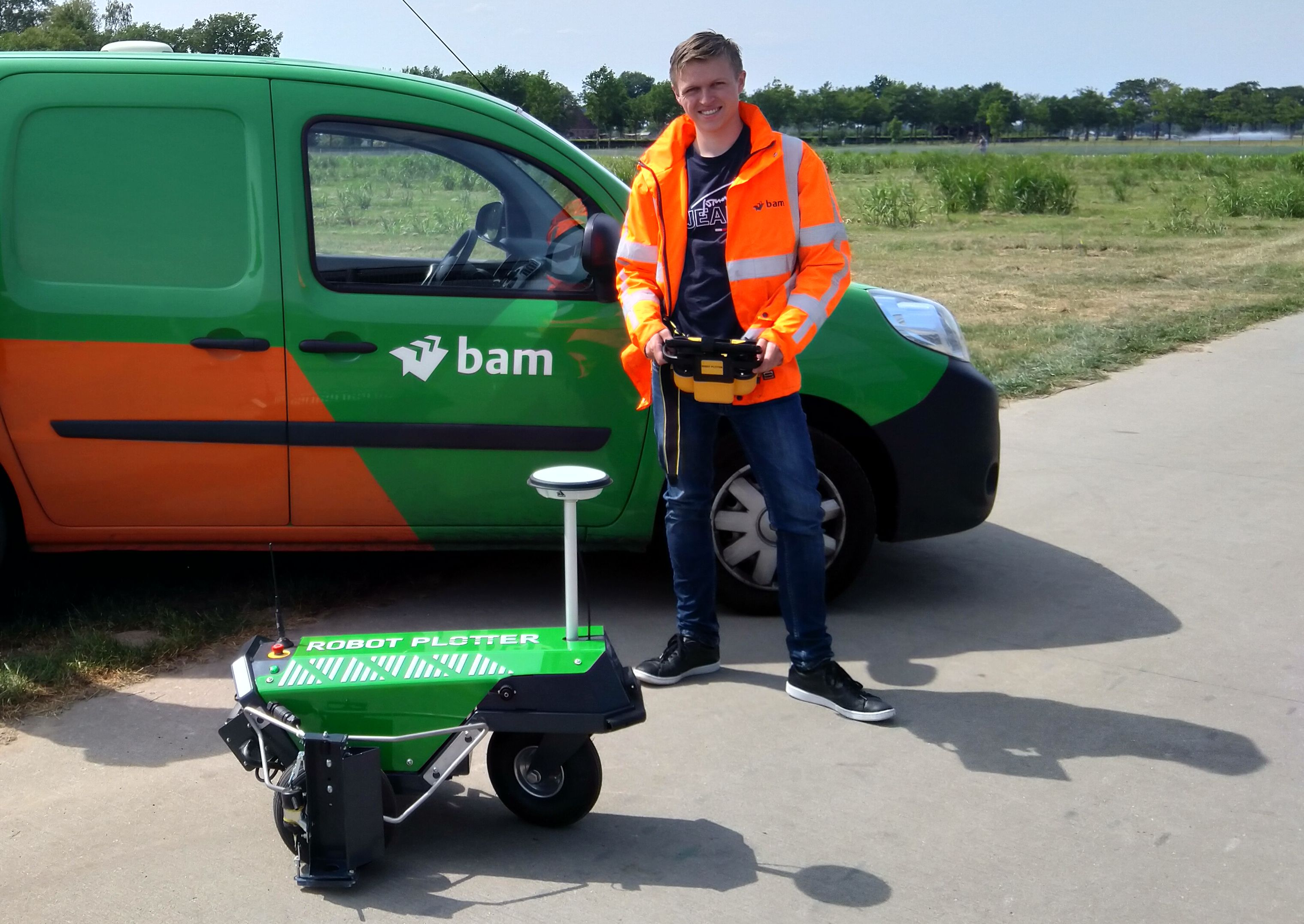 Die BAM besitzt auch einen Robot Plotter